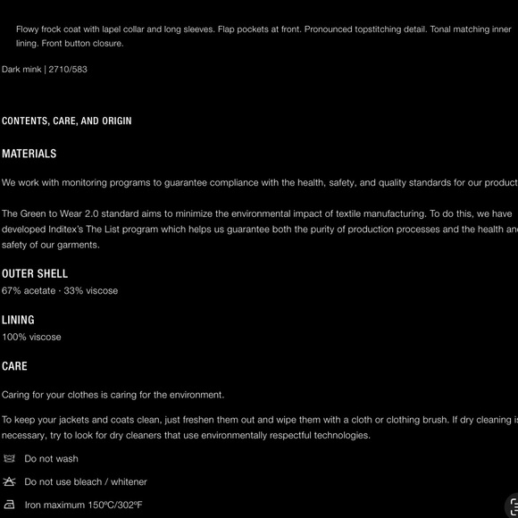 Zara flowy frock coat 2022 - Picture 11 of 11